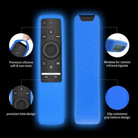 img 3 attached to TOLUOHU 2PCS Silicone Protective Case For Samsung Smart TV Remote Controller BN59 Series