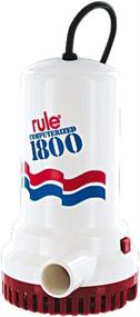 img 1 attached to 💧 High-Performing Corded 110V AC Submersible Sump / Utility Pump - Rule A53 Series - 1800 GPH