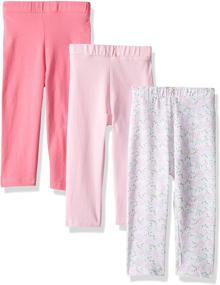 img 1 attached to Luvable Friends Girls' Cotton Leggings: Comfortable and Stylish Bottoms for Trendy Kids