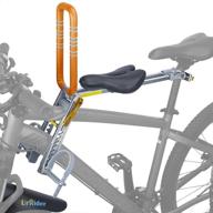 🚲 urrider new upgrade child bike seat - front mount kid bicycle carrier for mountain bikes, women's bikes & folding bikes. foldable, portable & tool-free quick-release logo