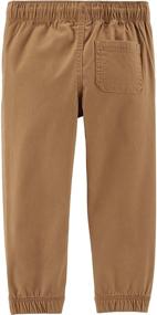 img 1 attached to Cedar Boys' Clothing: High-Quality Toddler Pull Twill Joggers - Supreme Comfort Pants