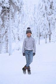 img 3 attached to ❄️ Stay Warm and Stylish: Polar Wear Winter Cuffed Embroidered Boys' Accessories