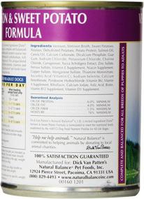 img 3 attached to 🍖 Grain-Free Natural Balance L.I.D. Limited Ingredient Diets Wet Dog Food, Venison & Sweet Potato, 13 oz (12-Pack)