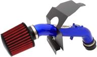 aem 21-475b cold air intake system in blue logo