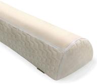 🛌 ubbcare foam bed rails guard bumpers - soft portable toddler bed safety cushion - long bedside pillow pads for crib, kids, twin, baby, elderly - with machine washable cover (1 pc) logo