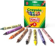 🖍️ карандаши crayola jumbo для малышей - 8 разноцветных - большой размер логотип