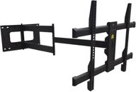 📺 forging mount long arm tv mount: full motion wall bracket with 43" extension, perfect for 42-86" flat/curve tvs up to 110 lbs, vesa 800x400mm compatible logo