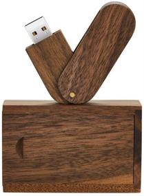 img 4 attached to 🌰 GARRULAX Walnut Wood USB Flash Drive: 16GB USB2.0 Memory Stick for Efficient Data Storage