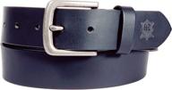 men's leather single buckle formal casual belts - optimal accessories for style and function logo