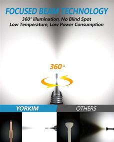 img 3 attached to Yorkim Light Bulbs 6000K White