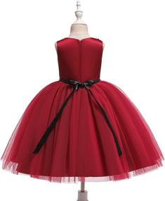 img 2 attached to 👗 Stunning Ruffles: Glamulice's Exquisite Vintage Embroidered Bridesmaid Girls' Clothing