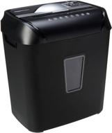 🔪 amazon basics 12-sheet cross-cut shredder for paper and credit cards - ideal for home office use logo
