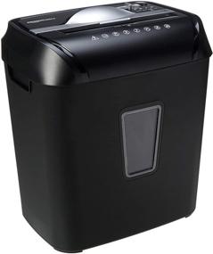 img 4 attached to 🔪 Amazon Basics 12-Sheet Cross-Cut Shredder for Paper and Credit Cards - Ideal for Home Office Use