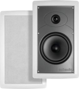 img 2 attached to 🏠 Optimized for Indoor/Outdoor Placement - Polk Audio IW65 In-Wall Speaker with Moisture Resistant Design (White, Paintable-Grille) - Ideal for Bathrooms, Kitchens, and Covered Porches