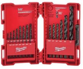 img 1 attached to 🔩 Milwaukee 482892801 21-Piece Thunderbolt Black Set