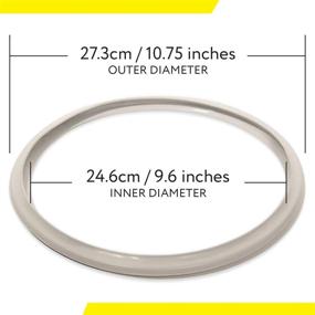 img 3 attached to 🔧 Impresa Products: Pack of 2 Fagor Pressure Cooker Replacement Gaskets - Fits Many 10 inch Fagor Stovetop Models (Check Description for Fit)