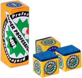 img 1 attached to Premium Longoni NIR Super Professional Pool Cue Chalk - Available in Vibrant Green and Cool Blue Colors!