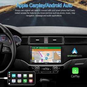 img 3 attached to 🚗 Hieha Car Stereo with Apple Carplay, Android Auto, Bluetooth - 7 Inch Double Din Touch Screen MP5 Player with A/V Input, Backup Camera, Mirror Link, SWC - Compatible with iOS and Android Devices