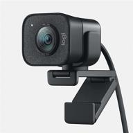 logitech streamcam premium webcam for streaming and content creation - full 🎥 hd 1080p 60 fps, premium glass lens, smart auto-focus, for pc/mac - graphite logo