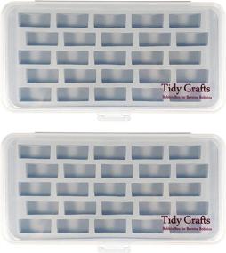 img 2 attached to 🧵 Tidy Craft - Set of 2 Bobbin Box Organizers - Durable Case with Snap Tight Lid for Sewing and Quilting - Holds 25 Jumbo Bobbins for New 7 and 8 Series Machines