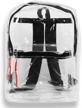 transparent security backpack sports events logo