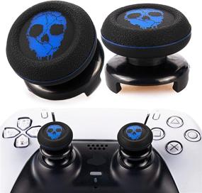 img 4 attached to 🎮 Enhance Your Gaming Experience with Playrealm FPS Thumbstick Extender & Silicone Grip Cover for PS5 & PS4 Controller