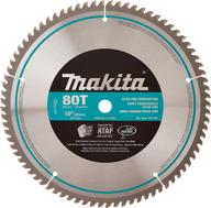 🔪 makita a-93681 10-inch 80t micro polished silver mitersaw blade: precision cutting power логотип