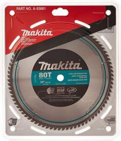 img 1 attached to 🔪 Makita A-93681 10-Inch 80T Micro Polished Silver Mitersaw Blade: Precision Cutting Power