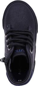 img 1 attached to Nautica Bootie Toddler Kids Breakwater Black Tumbled Boys' Shoes Size 9 - Available at Boots