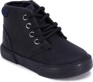 nautica bootie toddler kids breakwater black tumbled boys' shoes size 9 - available at boots logo