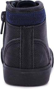 img 2 attached to Nautica Bootie Toddler Kids Breakwater Black Tumbled Boys' Shoes Size 9 - Available at Boots