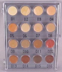 img 1 attached to 🎨 Kryolan 71006 Dermacolor Camouflage Mini Palette, 16 Colors - 3 Variations: Medium, Nr.1, Nr.2 (Medium Shade)