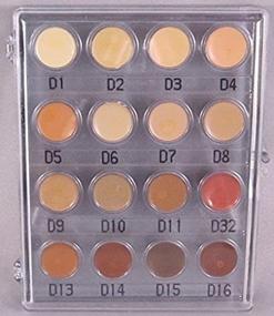 img 3 attached to 🎨 Kryolan 71006 Dermacolor Camouflage Mini Palette, 16 Colors - 3 Variations: Medium, Nr.1, Nr.2 (Medium Shade)