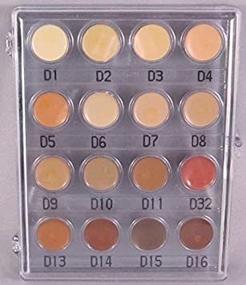 img 2 attached to 🎨 Kryolan 71006 Dermacolor Camouflage Mini Palette, 16 Colors - 3 Variations: Medium, Nr.1, Nr.2 (Medium Shade)