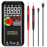 maxrieny multimeter rechargeable capacitance continuity logo