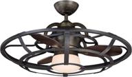 savoy house reclaimed wood ceiling fan with 🪵 3 chestnut blades and 37w light - downrod mount 26-9536-fd-196 логотип