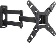 📺 fozimoa full motion tv monitor wall mount bracket - articulating arms, max vesa 200x200mm, supports up to 55lbs - swivels, tilts, extension, rotation - ideal for 13-45 inch led lcd flat curved screen tvs & monitors logo