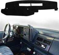 🚗 premium dashboard cover mat carpet for 1988-1994 chevrolet chevy silverado – protect & shield your dash board logo