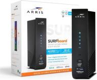 📶 renewed arris surfboard sbg7600ac2 docsis 3.0 cable modem & ac2350 dual-band wi-fi router: cox, spectrum, xfinity & other approved isp support (black) logo