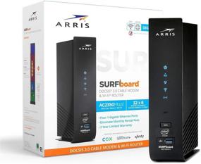 img 4 attached to 📶 Renewed ARRIS SURFboard SBG7600AC2 DOCSIS 3.0 Cable Modem & AC2350 Dual-Band Wi-Fi Router: Cox, Spectrum, Xfinity & Other Approved ISP Support (Black)