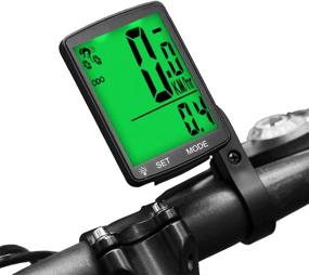 img 3 attached to Waterproof MACUNIN Bike Computer with Large 3'' LCD Display, Wireless Speedometer Odometer for Cycling – Enhanced with Backlight