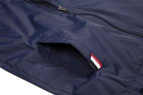 img 2 attached to Jingle Bongala Lightweight Windbreaker Fold Black 160: Fashionable Boys' Jackets & Coats