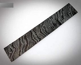 img 3 attached to 🔪 BLD-49 Damascus Steel Billet/Blank Blade: Custom Handcrafted Twist Pattern Bar for Superior Blade Making