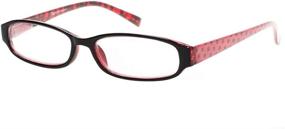 img 1 attached to Multi-Gender Reader's Spring Hinge Glasses Pack - Includes Comb of Reading Glasses for Men and Women