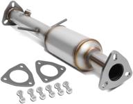 🚗 dna motoring oem-conv-yw-008 rear catalytic converter: factory style exhaust replacement solution logo