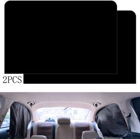 img 4 attached to ZATOOTO Car Side Window Sunshades Interior Accessories