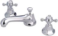 💦 enhance your bathroom with the kingston brass ks4461bx metropolitan widespread faucet: a perfect blend of style and function logo