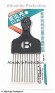 🔥 professional grade afro hair pick styling pik metal pick (1-pack) 6.65 inches logo