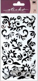 img 2 attached to Sticko 52 00963 Silver Flourish Stickers