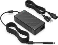 efficient and reliable 280w-150w ac charger for msi ge63/65/75 raider laptops - power supply adapter cord included logo